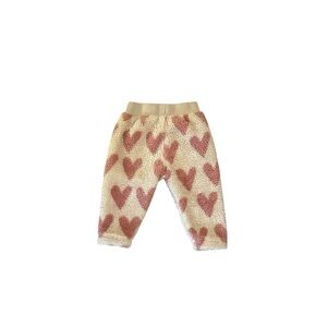 Hearts Print Hanna Andersson Fleece Infant Pants